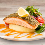 Salmon with a Lemon Myrtle Coconut and Chilli Crust