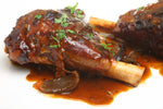 Lamb Shanks braised in Outback Tomato Chutney and Red Wine
