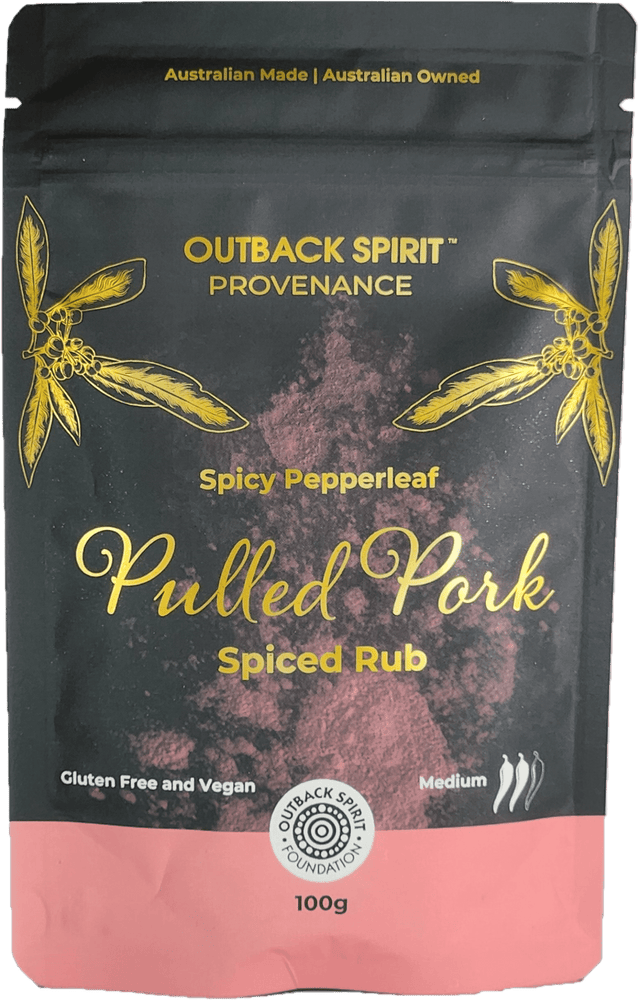 Spicy Pepperleaf Pulled Pork Spiced Rub 100g - Outback Spirit
