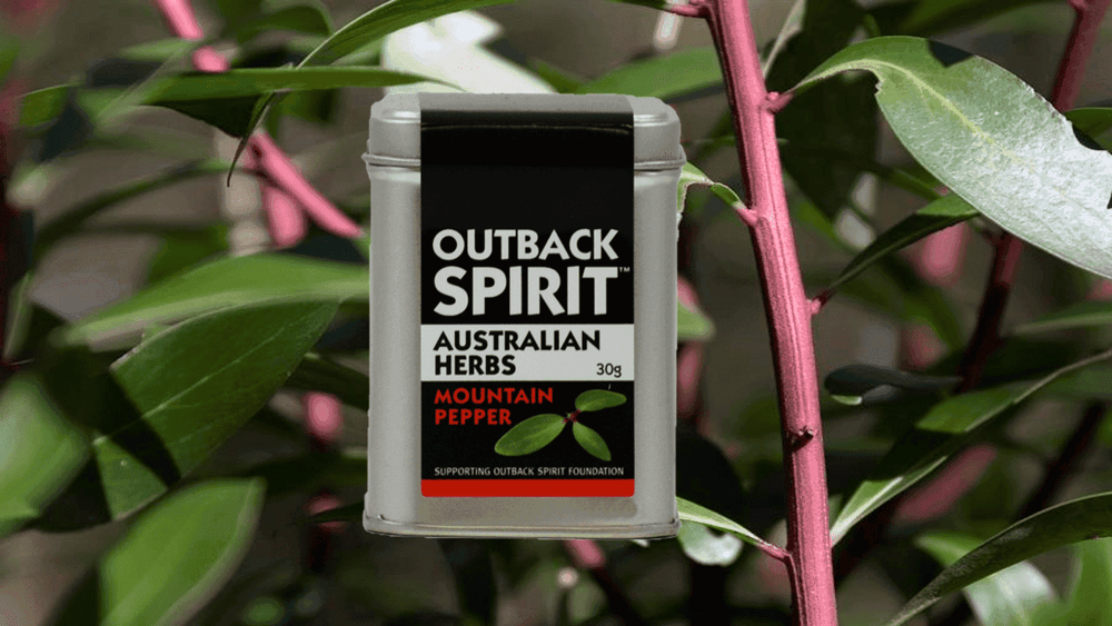 Outback Spirit Herbs and Salts Mountain Pepper Tin 30g