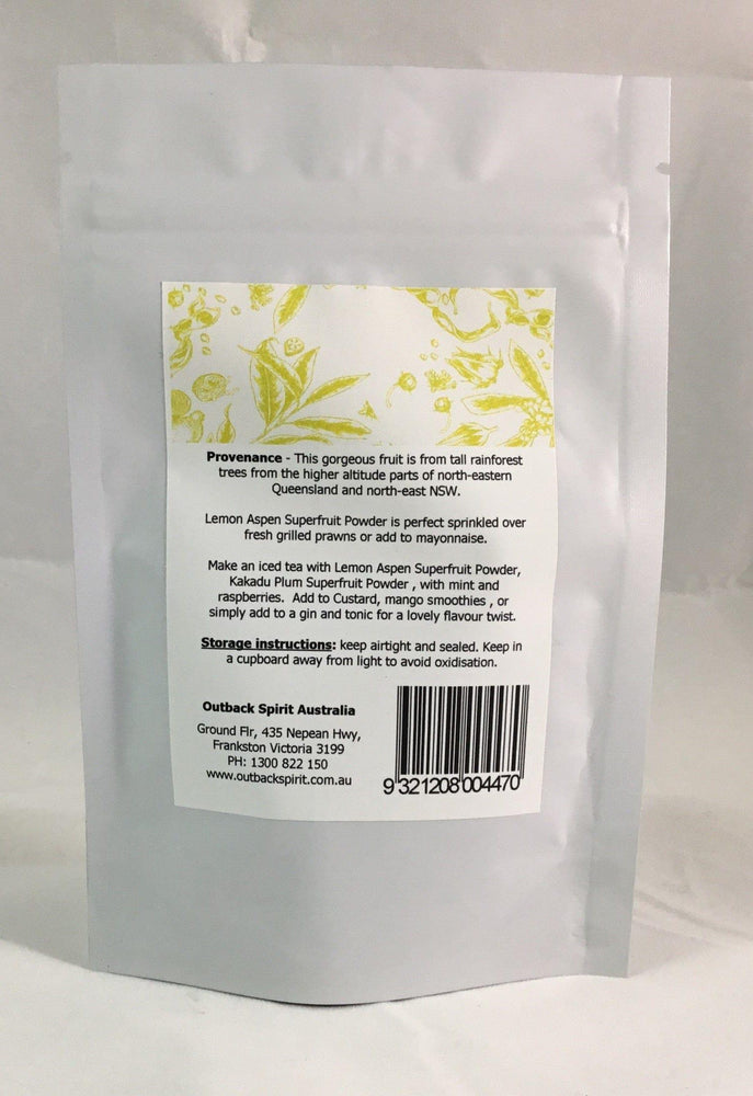 Outback Spirit Native Superfruit Powders Lemon Aspen Superfruit  Powder - two sizes available